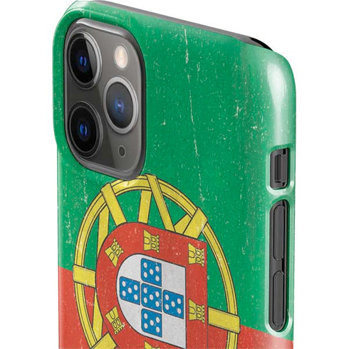 Portugal Flag Distressed iPhone 11 Pro Lite Case